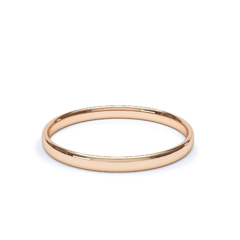 - Regular Court Profile Plain Wedding Ring 18k Rose Gold