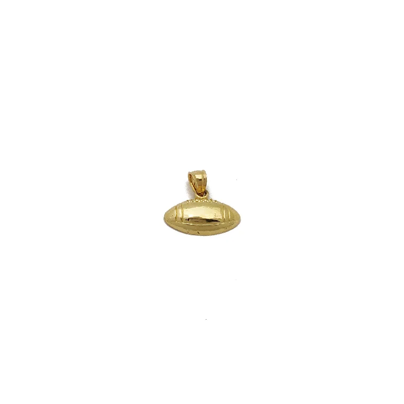 American Football Ball Pendant (14K)