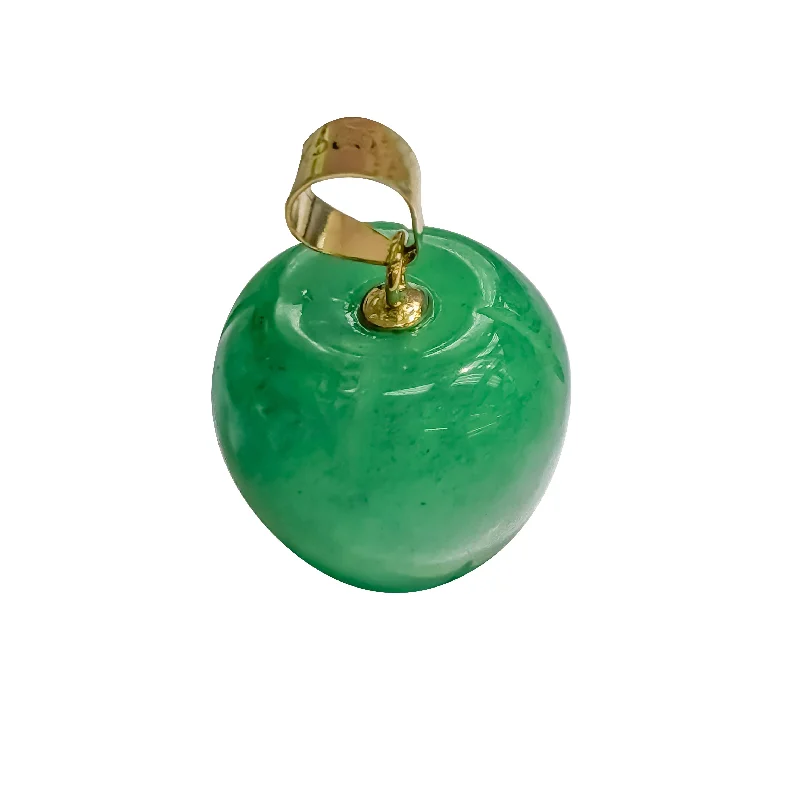 Apple Jade Pendant (14K)