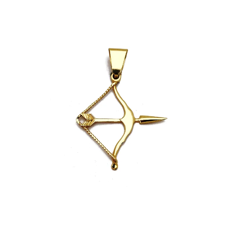 Bow & Arrow Pendant (14K)