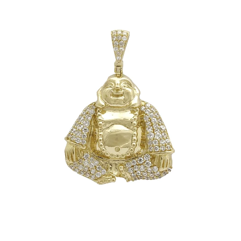 Buddha CZ Pendant (14K)