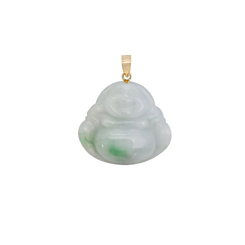 Buddha Jade Pendant (14K)