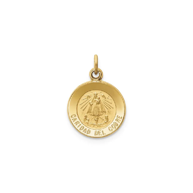 Caridad del Cobre Medal Pendant (14K)