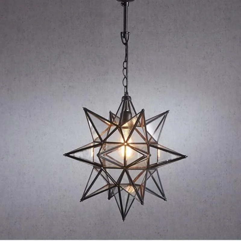 Geometric Glass Pendant Light