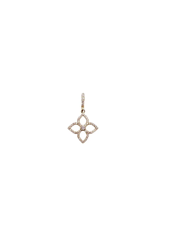 CZ Four Leaf Clover Pendant (14K)