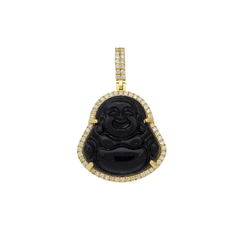 Diamond Buddha Pendant (14K)