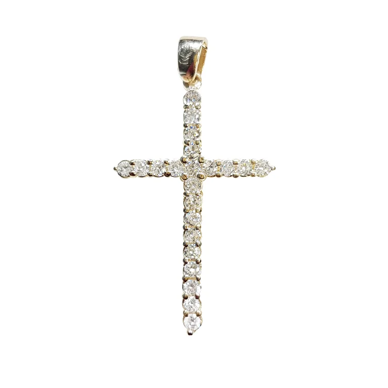 Diamond Cross 14K (Yellow)