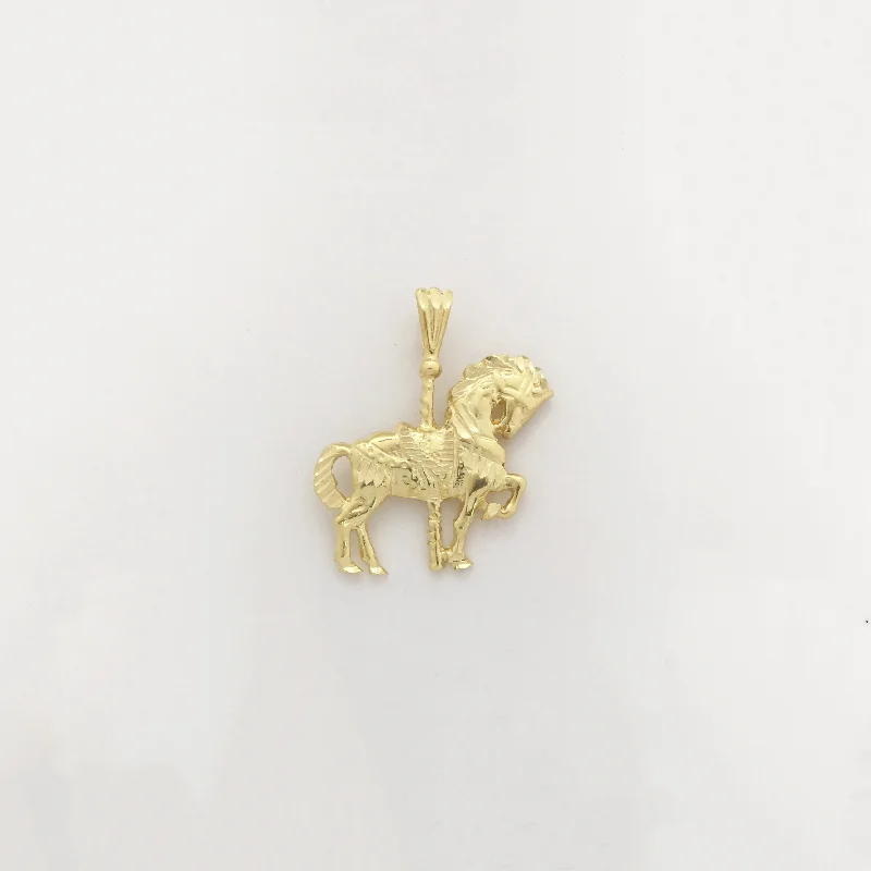 Riding Horse Pendant (14K)