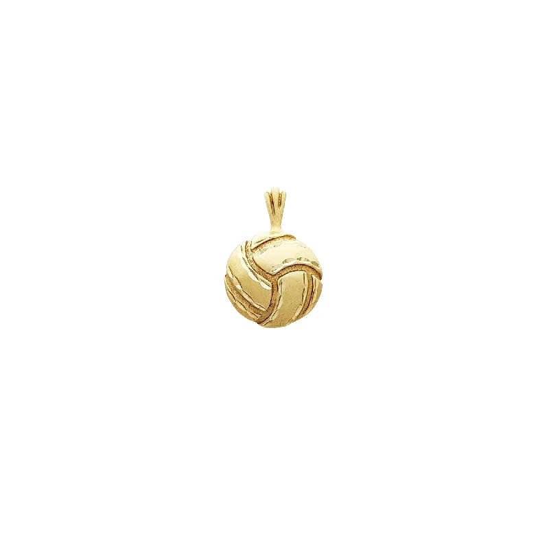 Diamond Cuts Volleyball Pendant (14K)