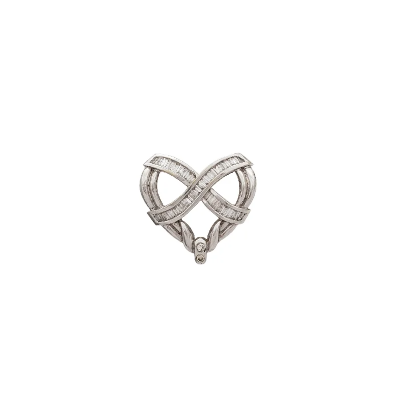 Diamond Infinity Heart Pendant (14K)