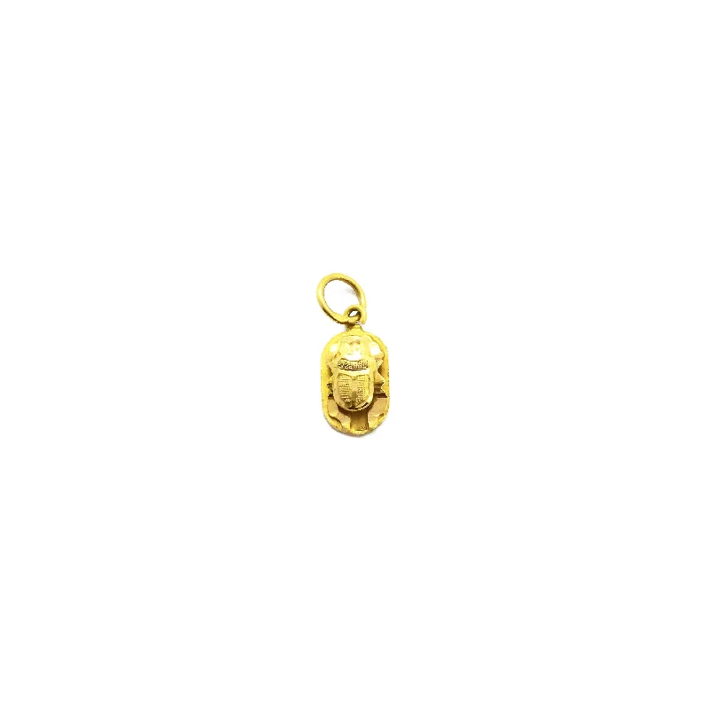 Egyptian Scarab Pendant (24K)