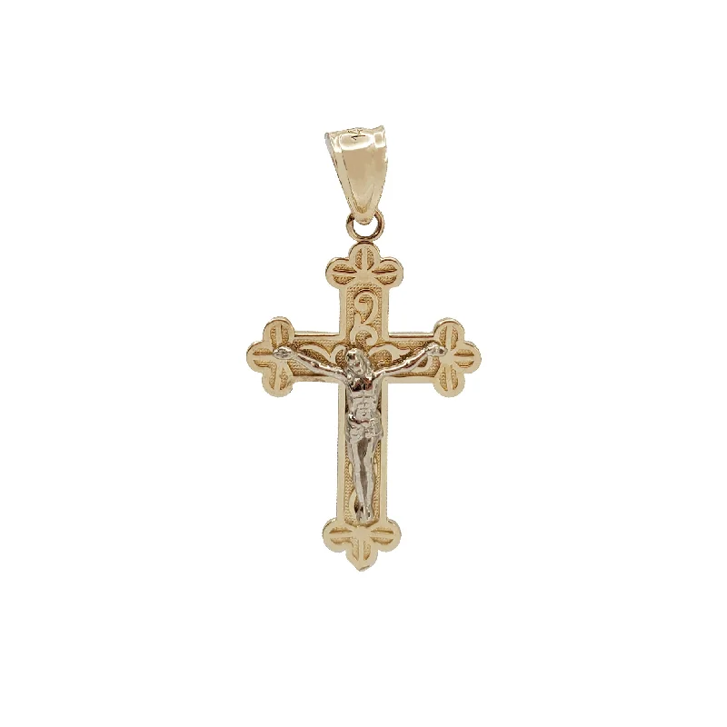 Fancy Cross Pendant (14K)