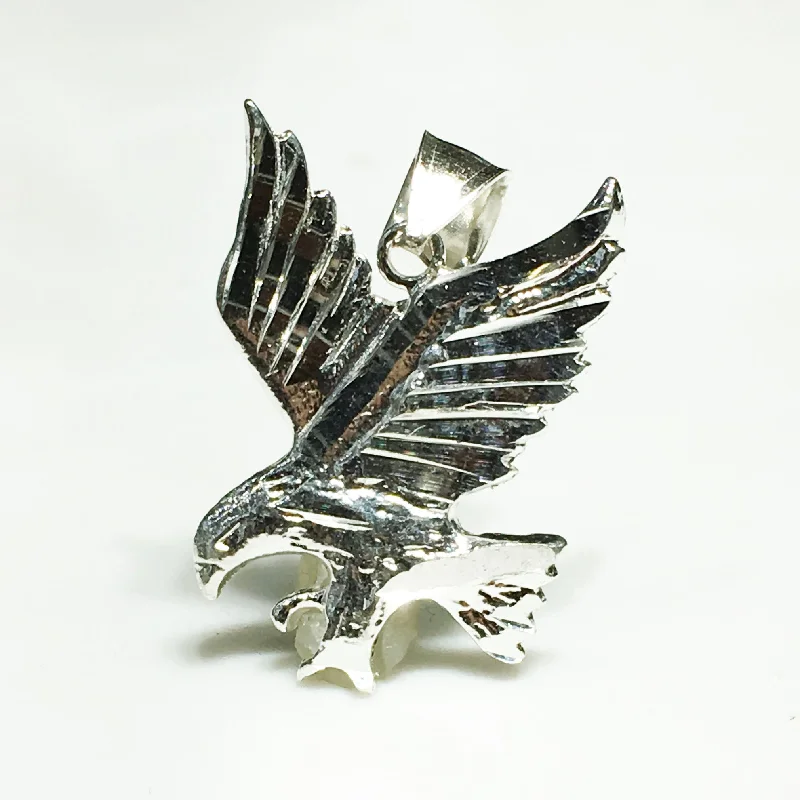 Miniature Bird of Prey Pendant (Silver)