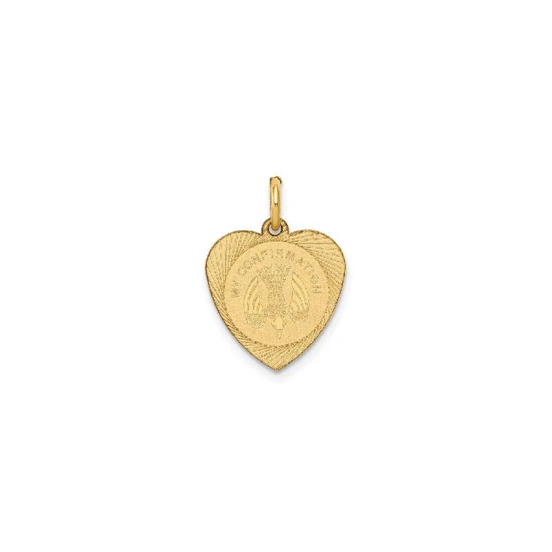 My Confirmation Heart Shape Pendant (14K)