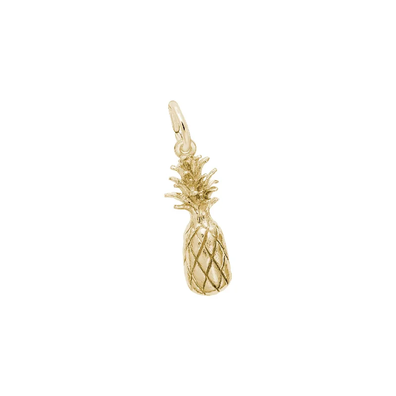 Tassel - Trimmed Amethyst Pendant Necklace for Festival - GoersPineapple Charm