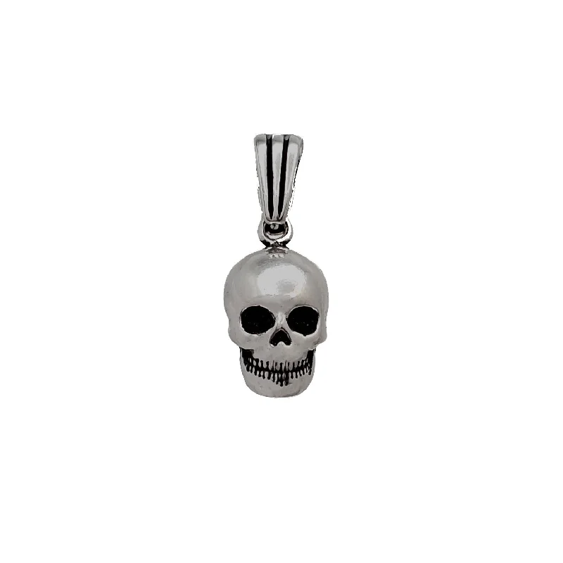 Antique Skull Pendant (Silver)