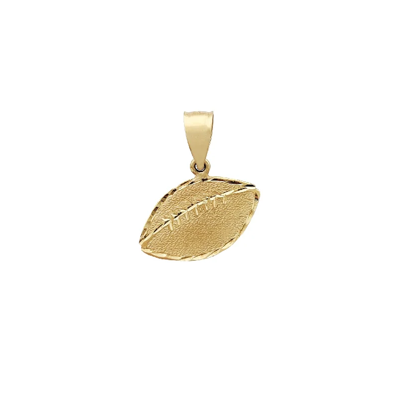 Reversible American Football Pendant (14K)