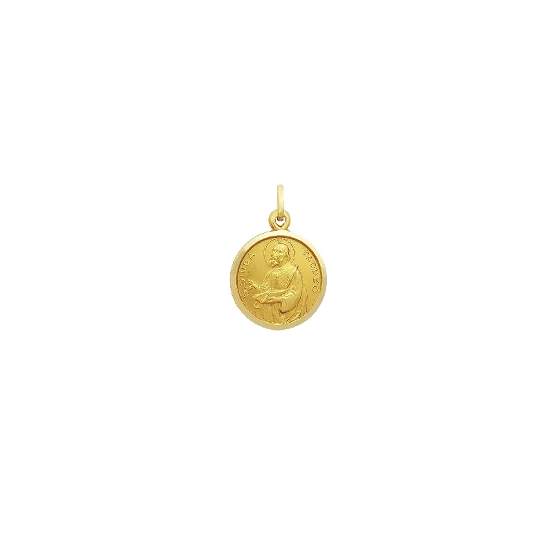 Saint Jude Medallion Pendant (14K)