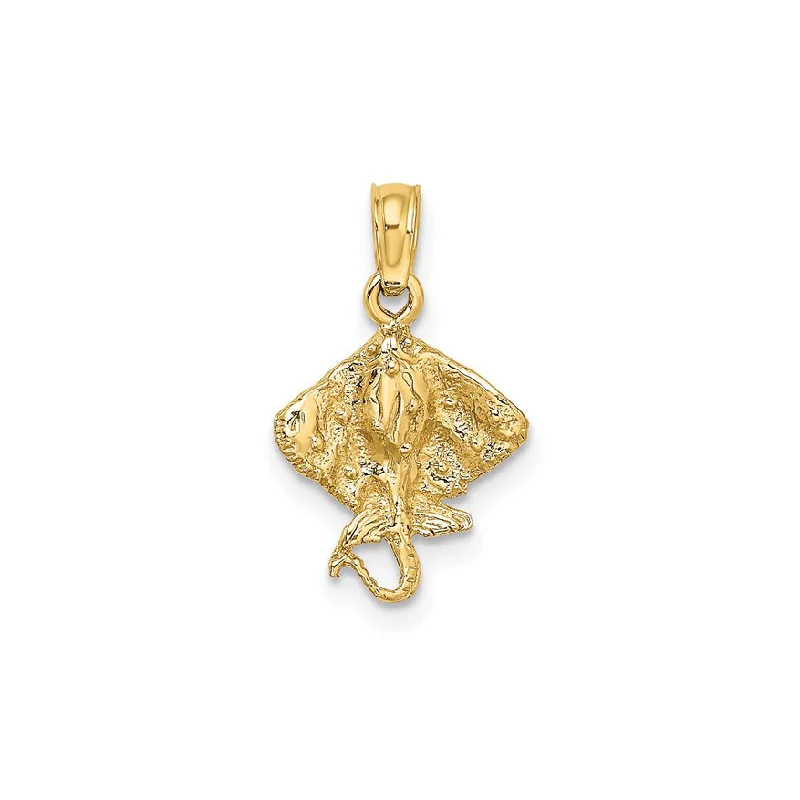 Stingray Pendant (14K)