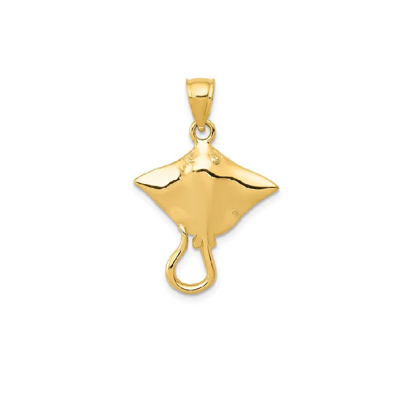 Stingray Pendant (14K)