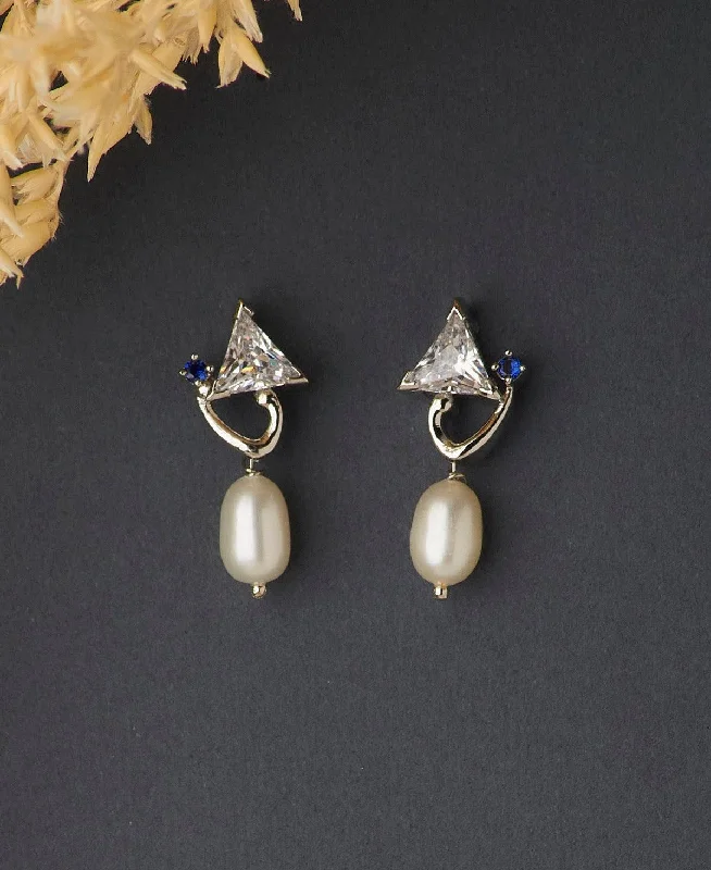 Fancy Pearl Hanging Earrings