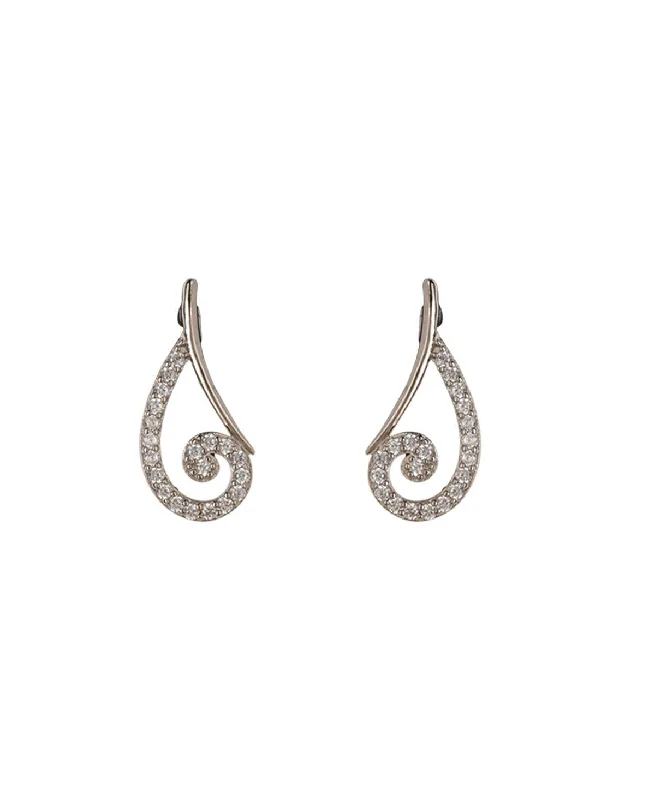 Graceful Silver hanging Earring