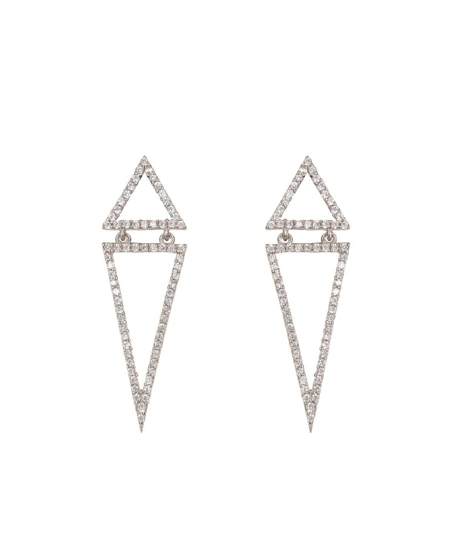 Graceful Silver hanging Earring